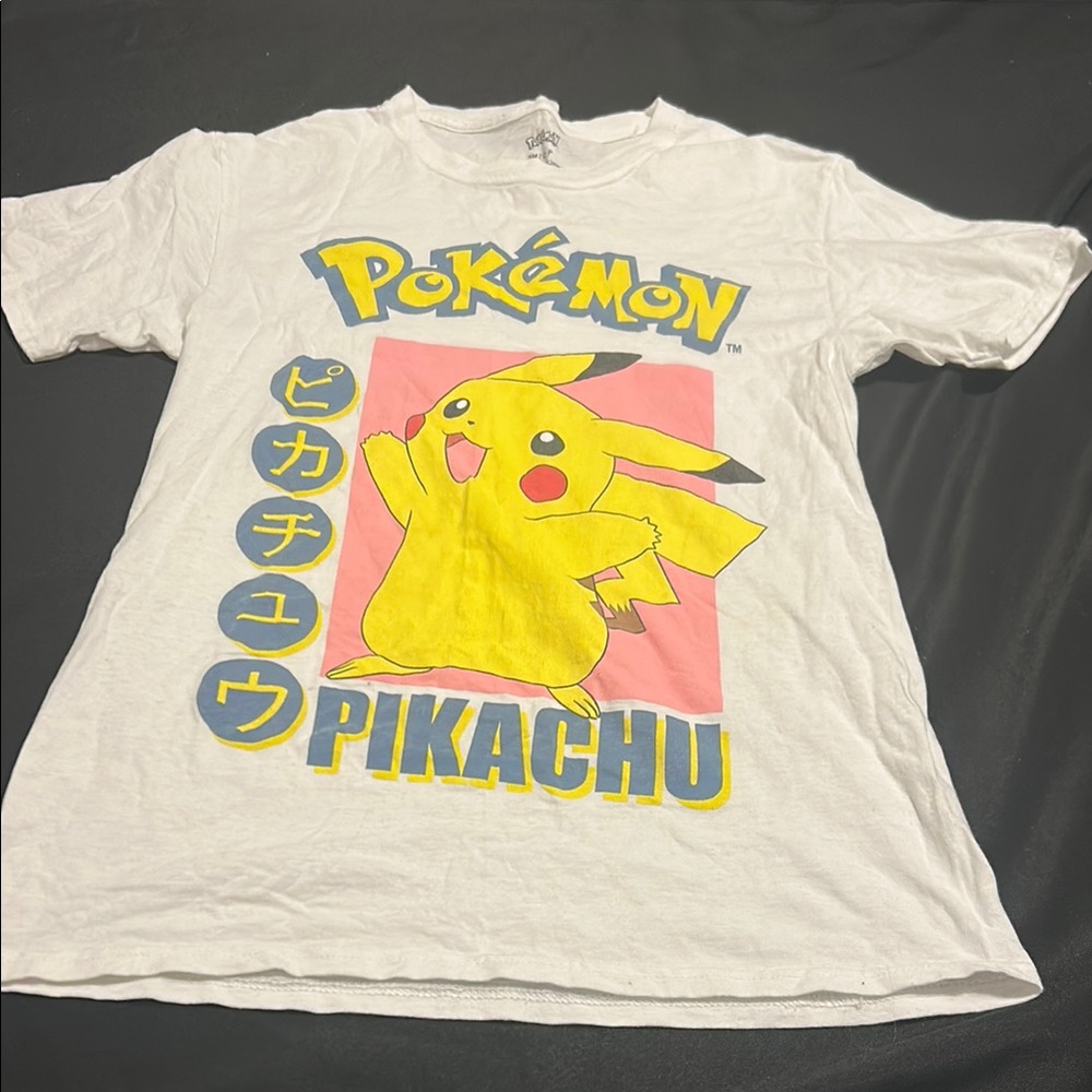 White Pokémon Pikachu Women’s Small T-shirt